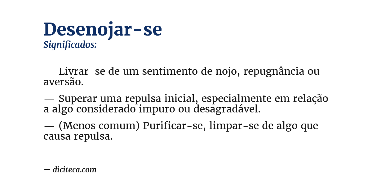 Significado de desenojar-se
