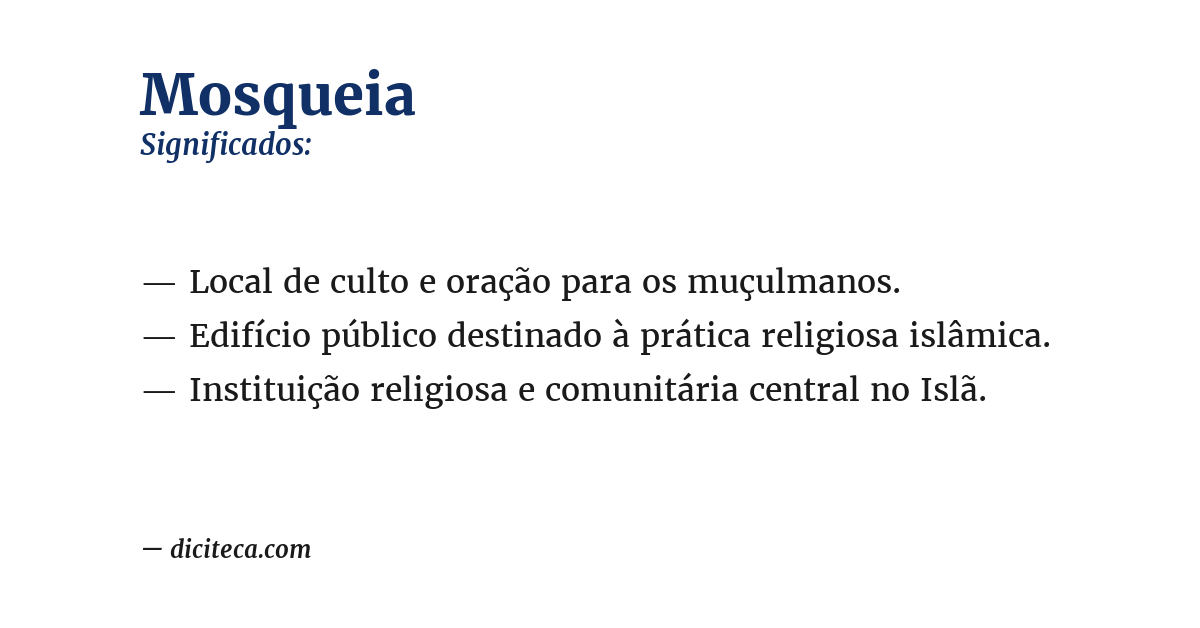 Significado de mosqueia