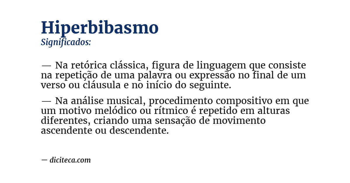 Significado de hiperbibasmo