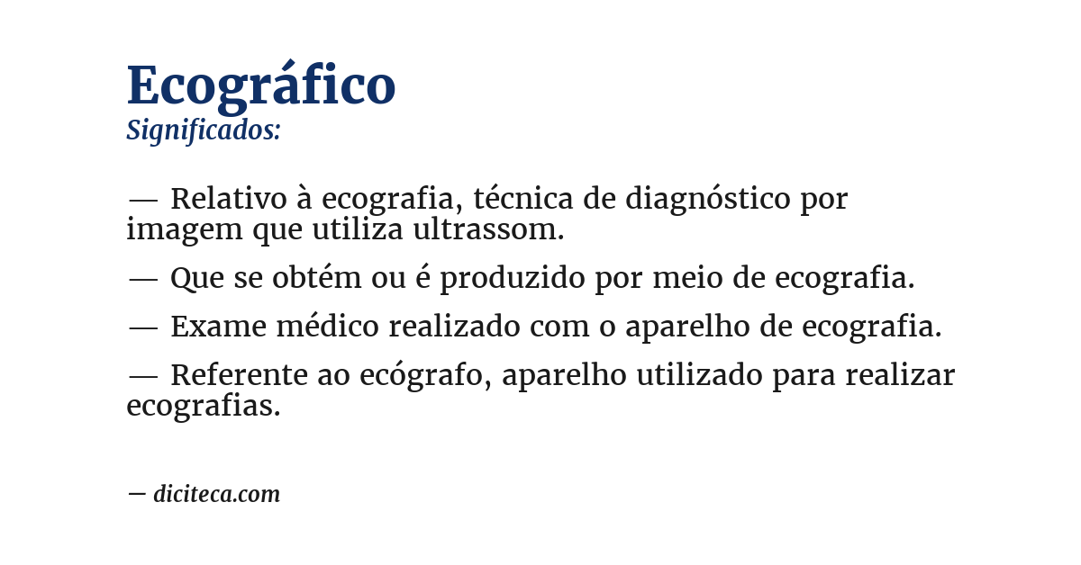 Significado de ecográfico