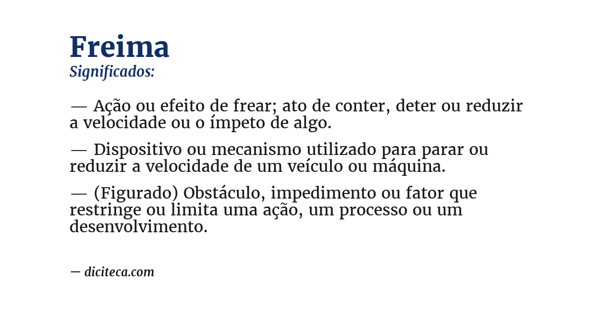 Significado de freima