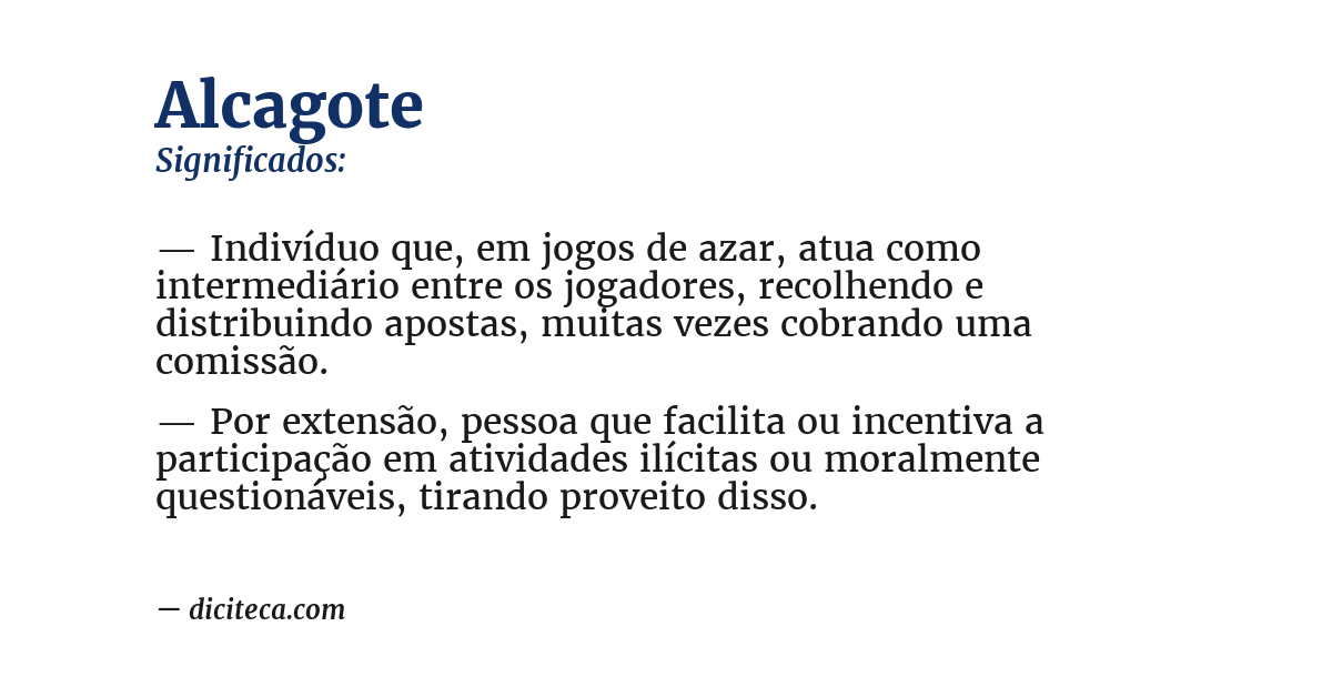 Significado de alcagote