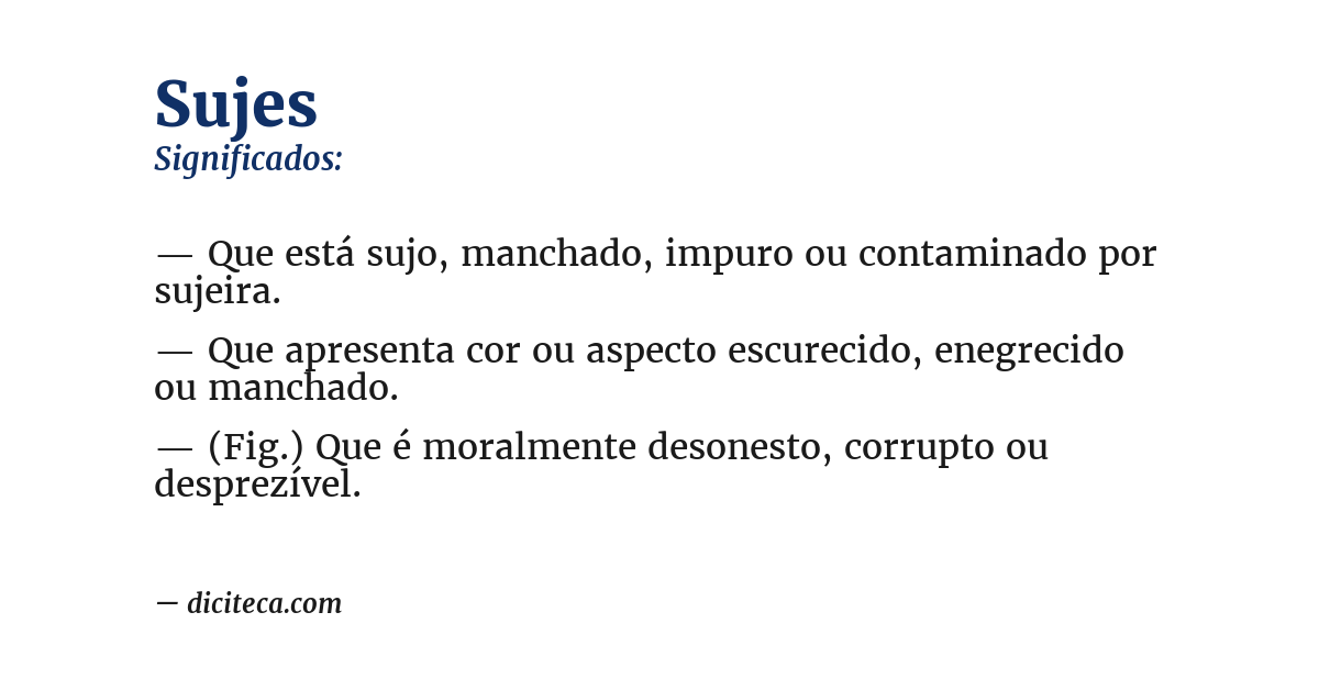 Significado de sujes