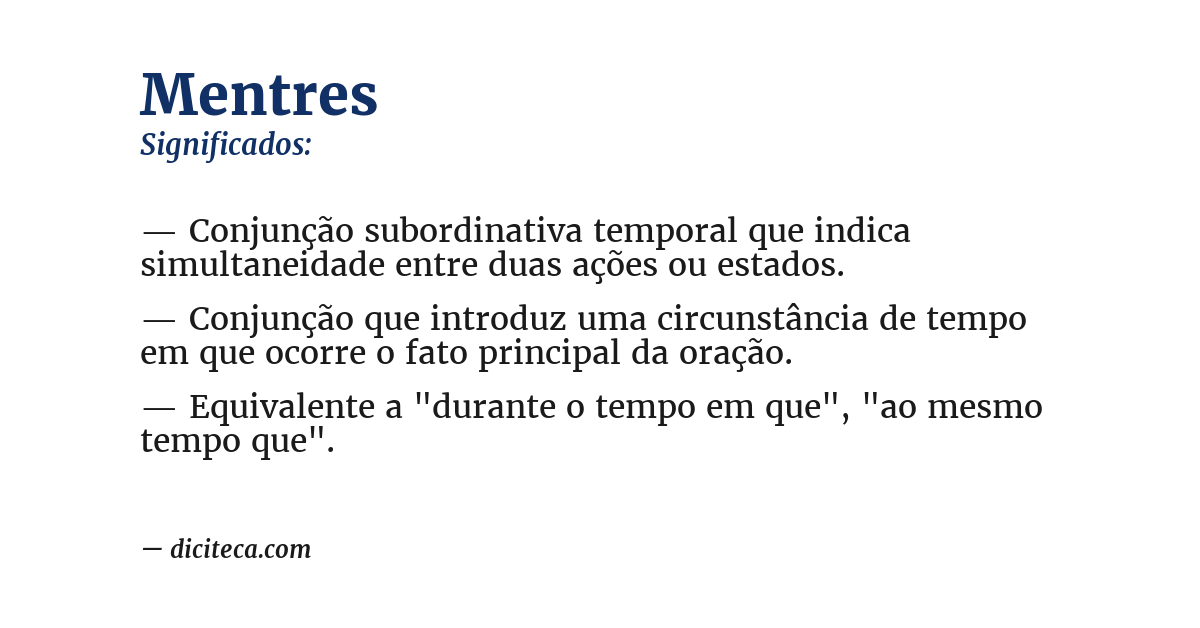 Significado de mentres