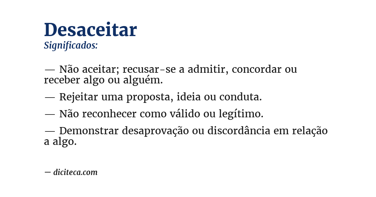 Significado de desaceitar