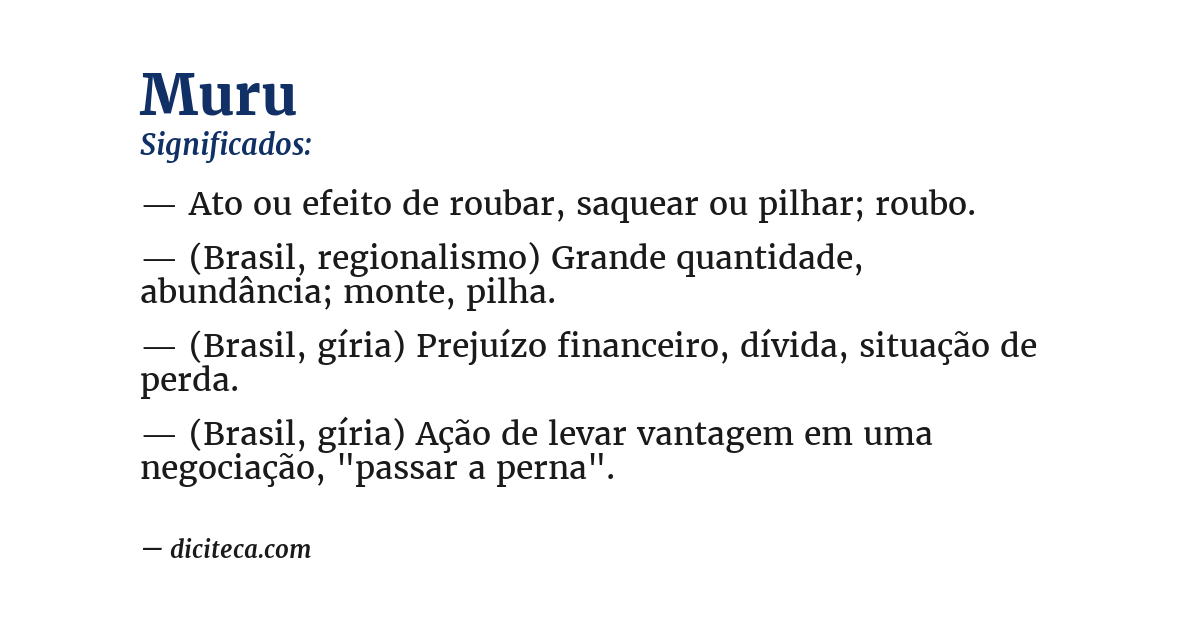 Significado de muru