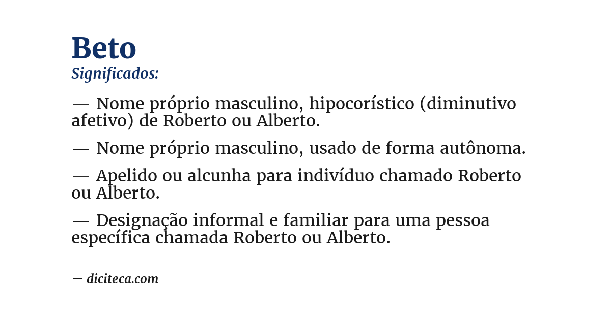 Significado de beto