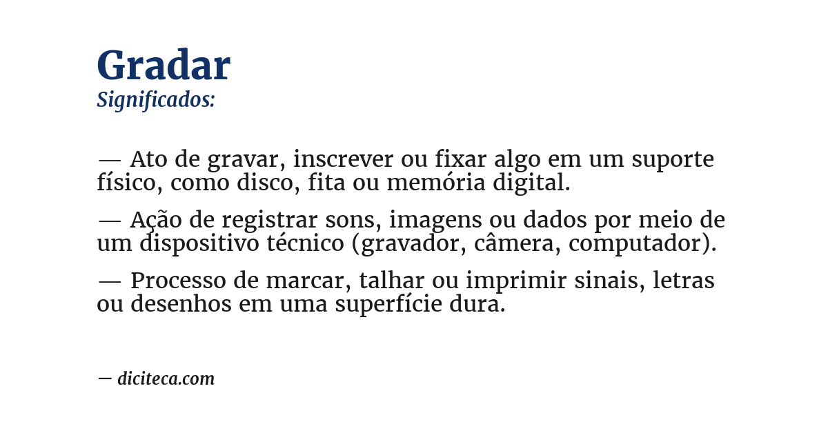 Significado de gradar
