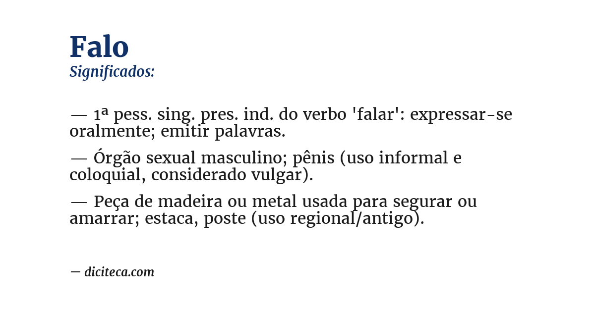 Significado de falo