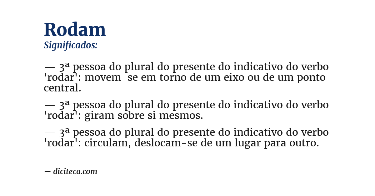 Significado de rodam