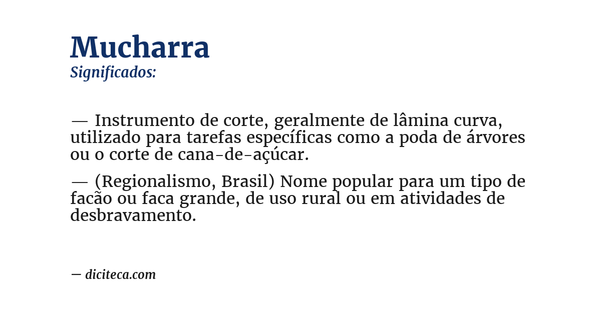 Significado de mucharra