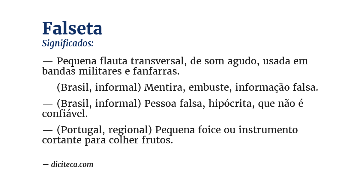 Significado de falseta