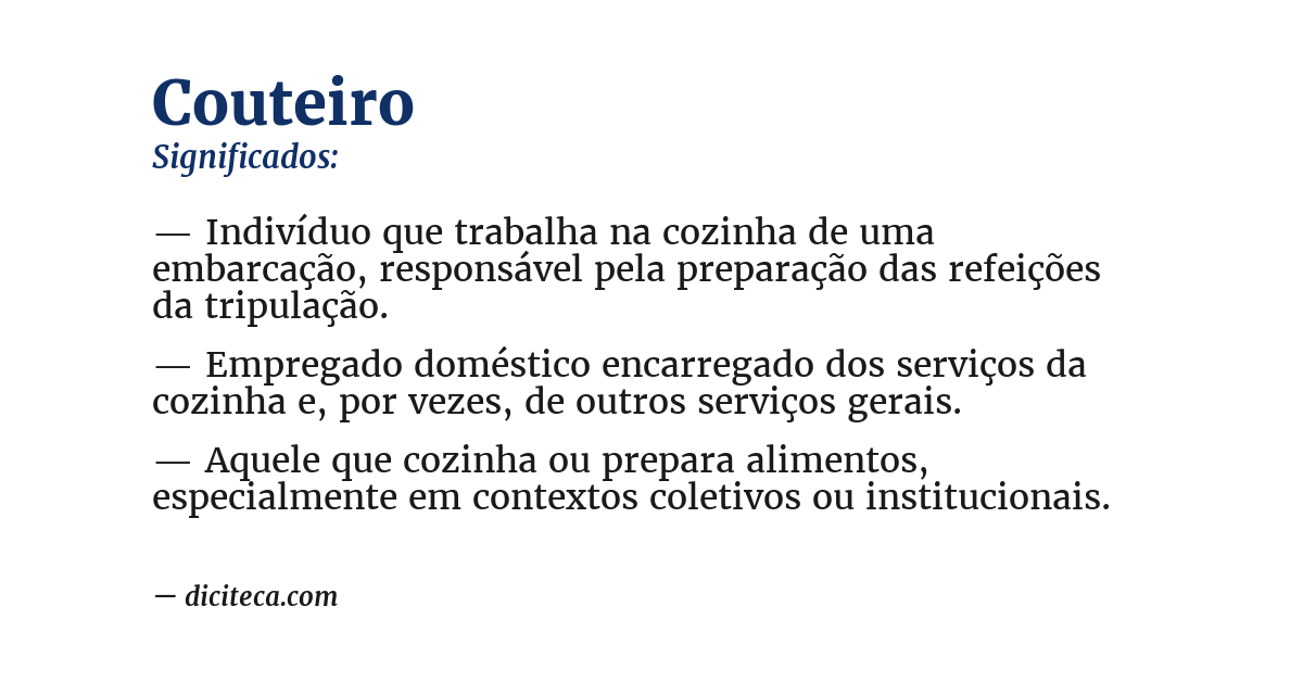 Significado de couteiro