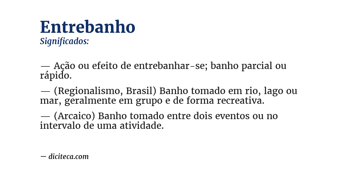 Significado de entrebanho