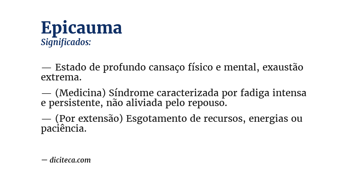Significado de epicauma