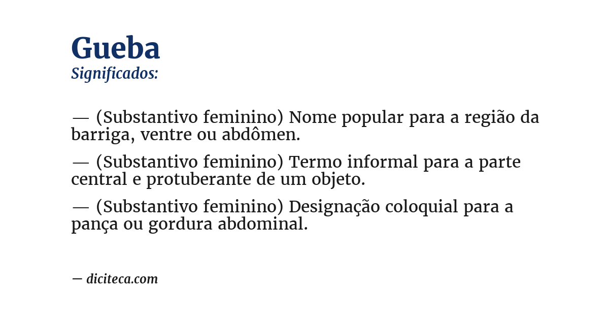 Significado de gueba