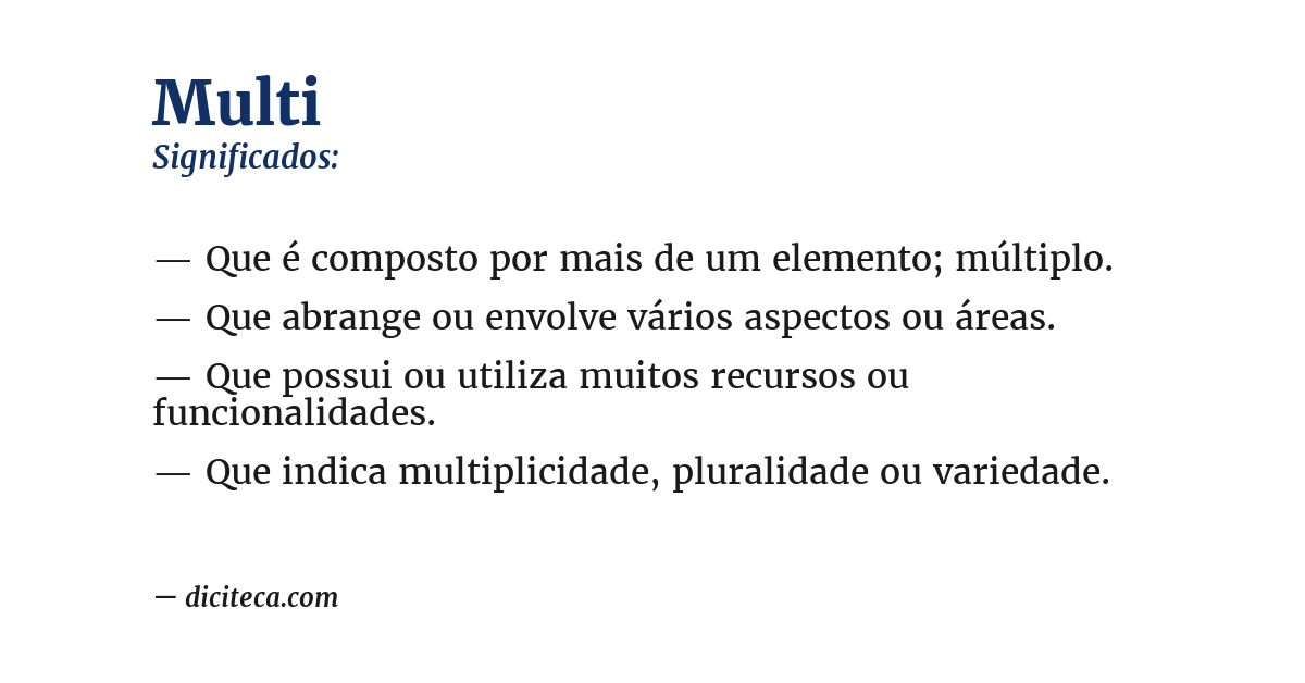Significado de multi