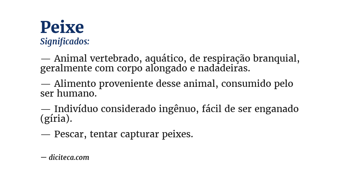 Significado de peixe