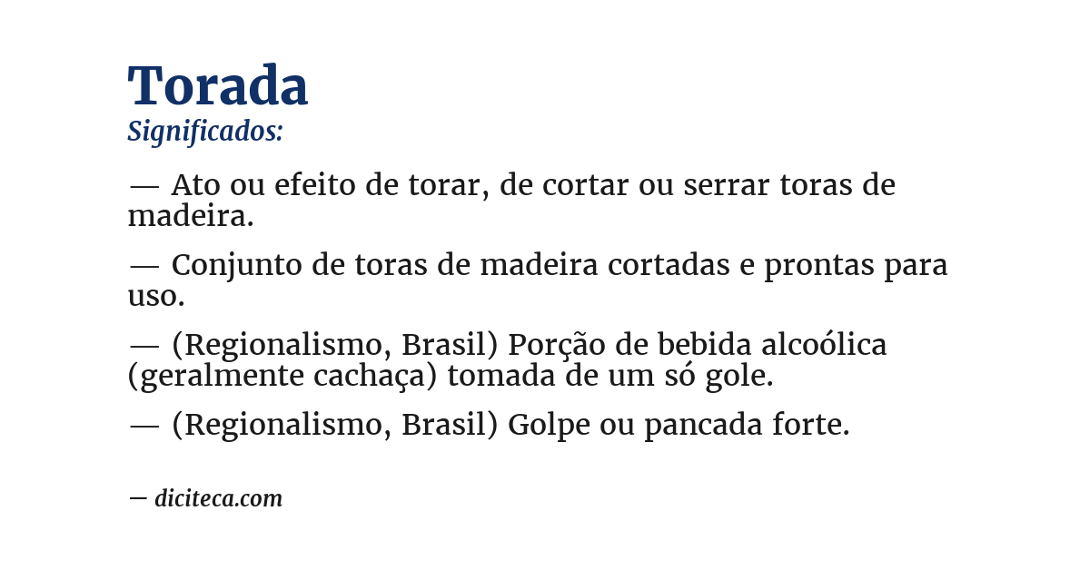 Significado de torada