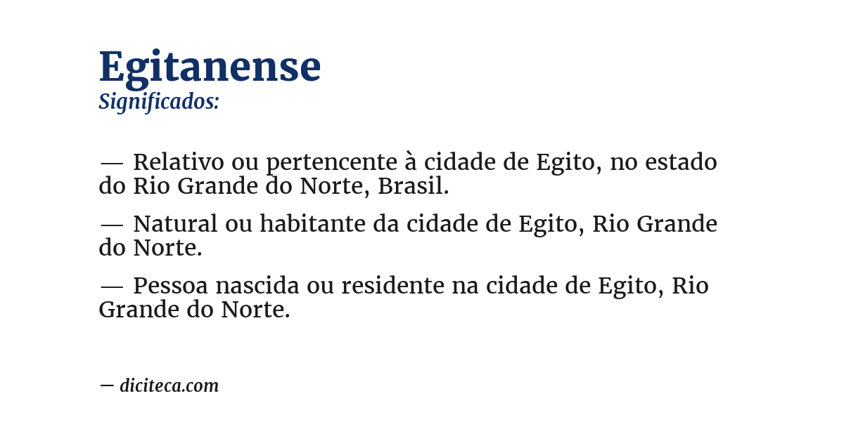 Significado de egitanense