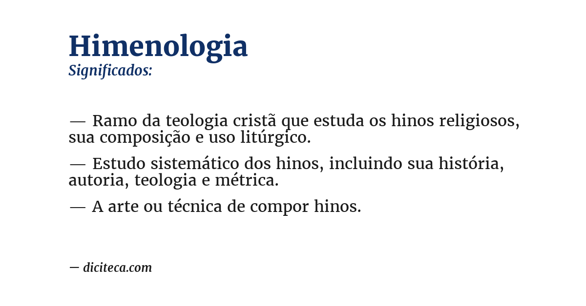 Significado de himenologia