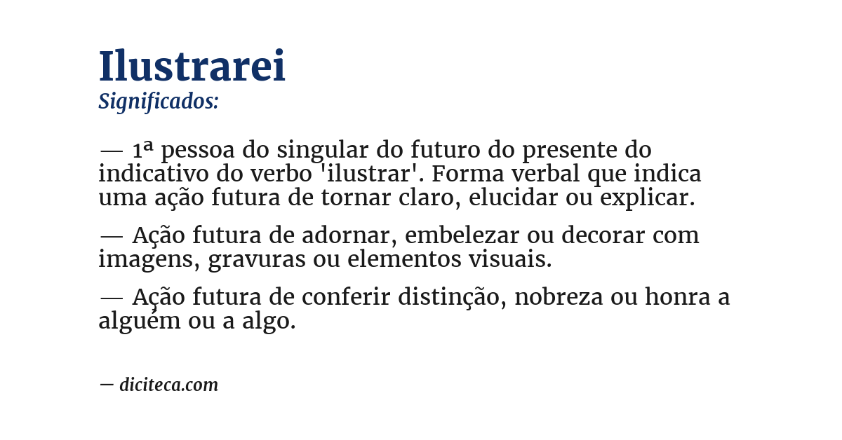Significado de ilustrarei