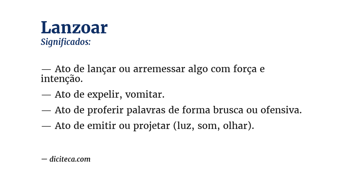 Significado de lanzoar