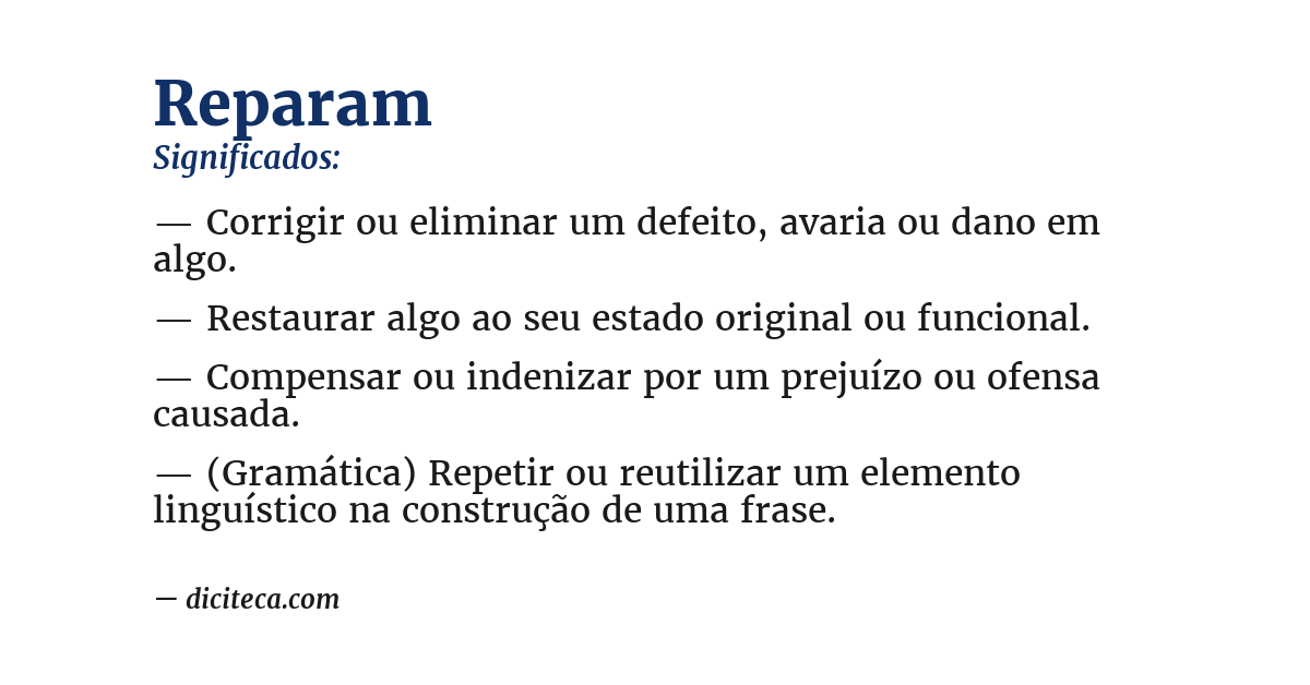Significado de reparam