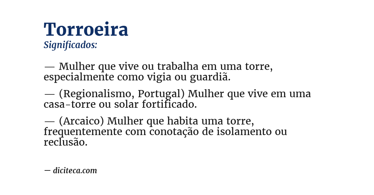 Significado de torroeira