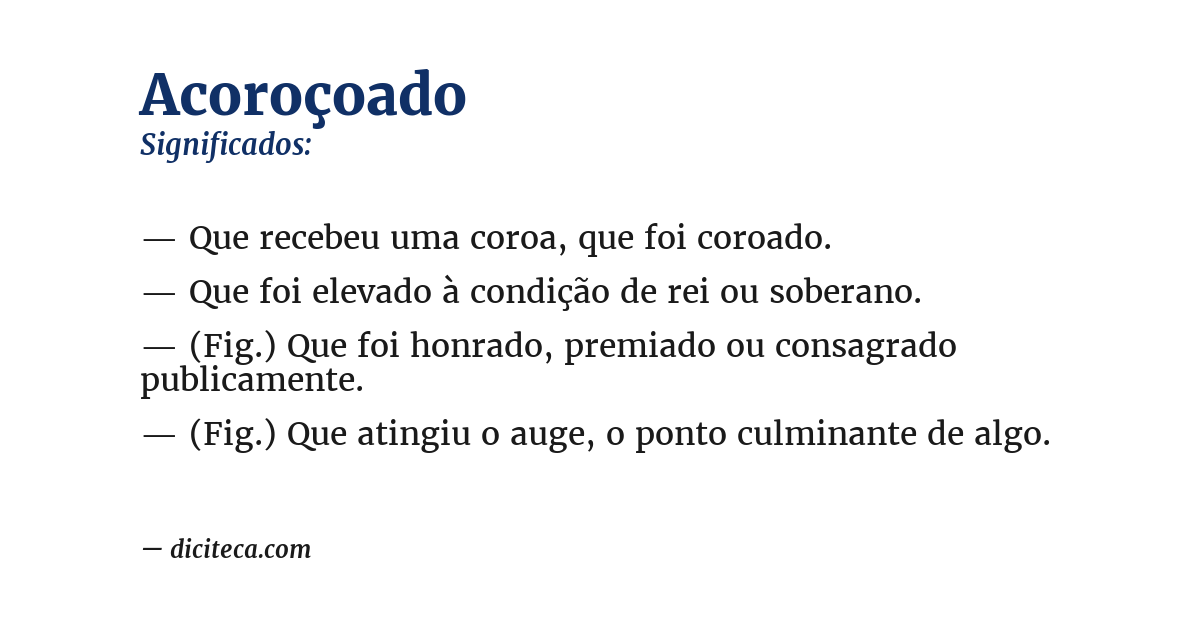 Significado de acoroçoado