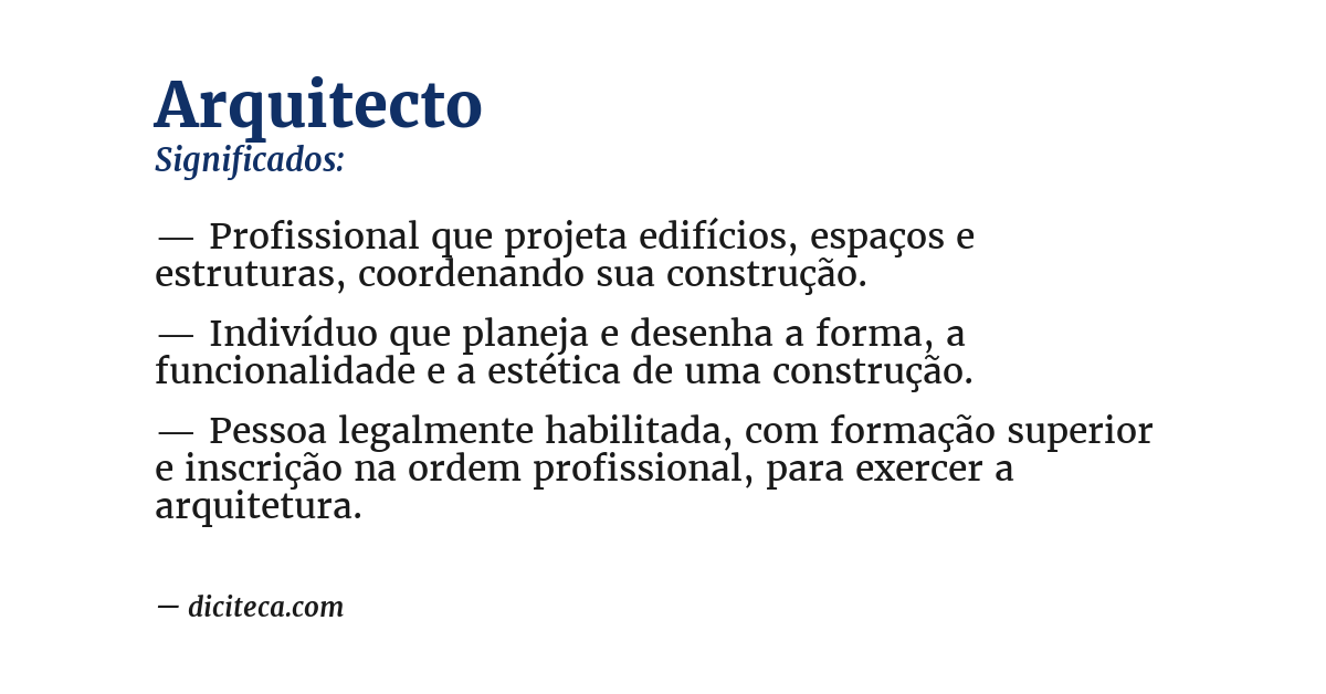 Significado de arquitecto