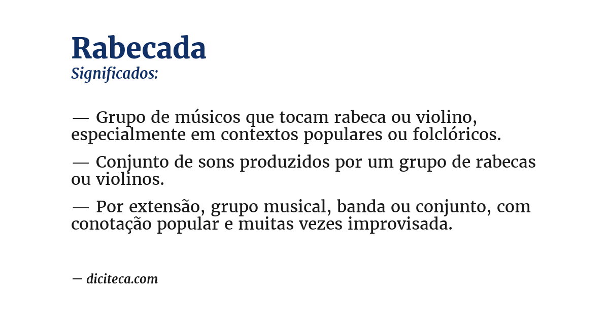 Significado de rabecada