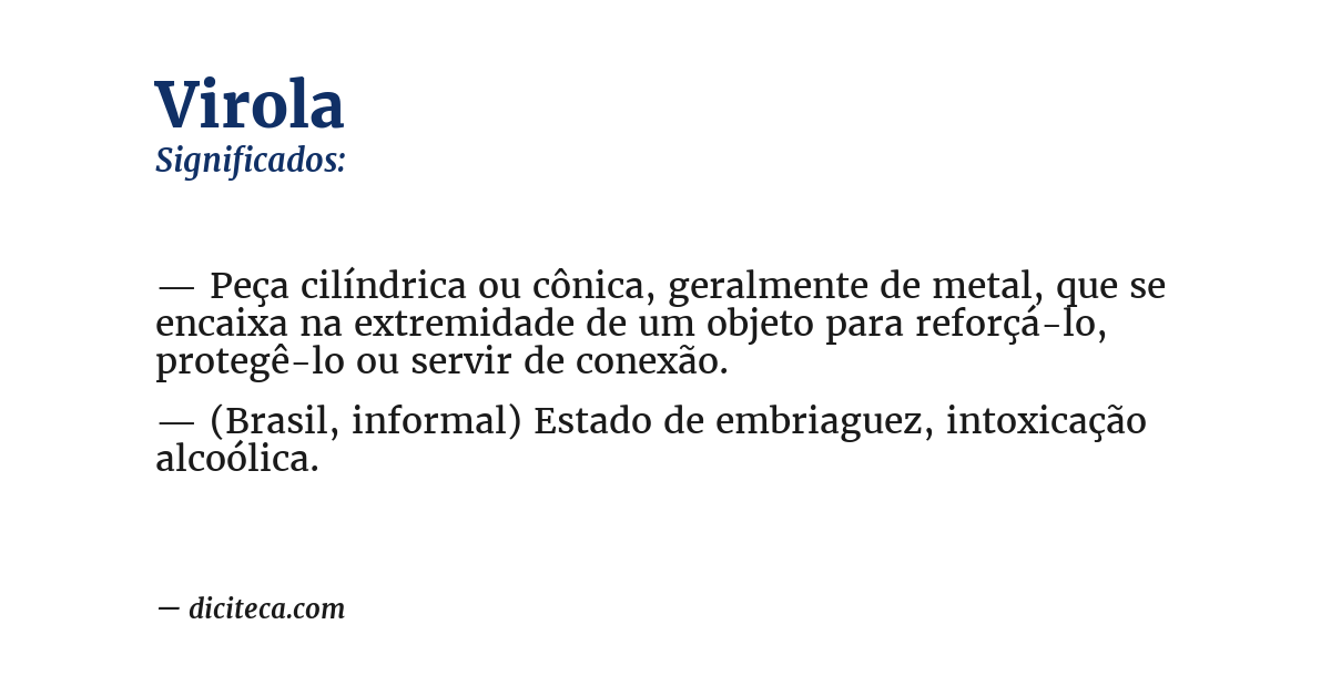 Significado de virola