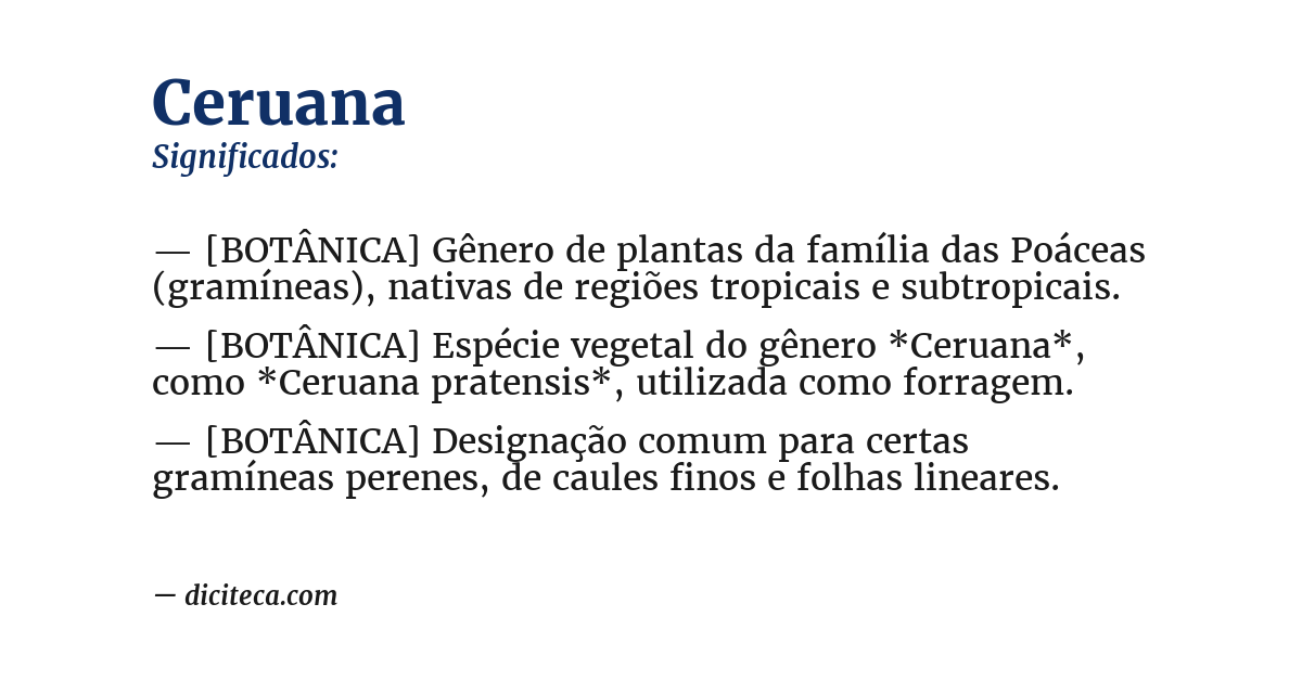 Significado de ceruana