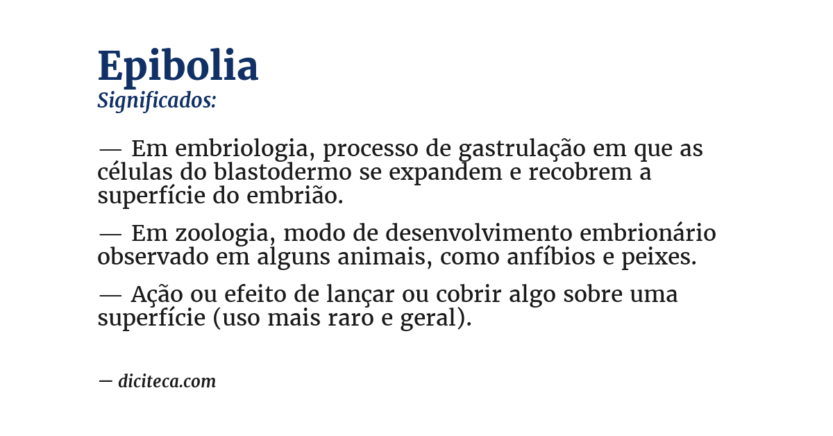Significado de epibolia