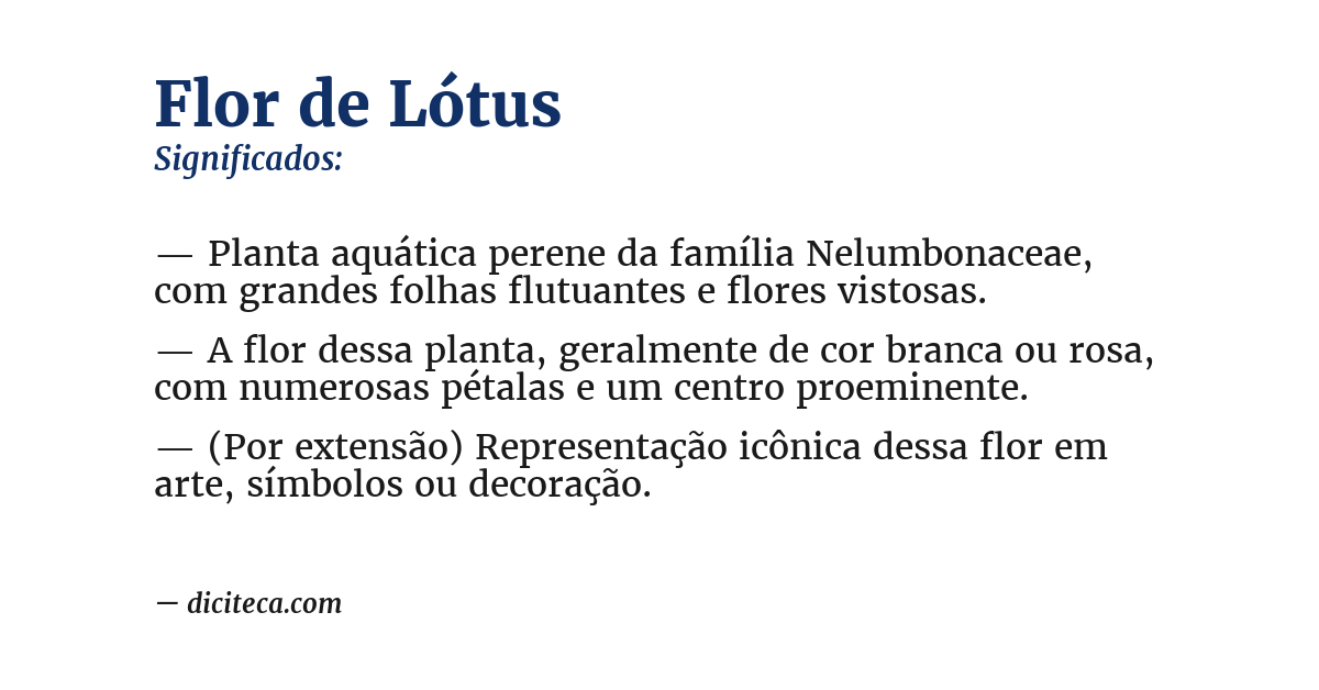 Significado de flor de lótus