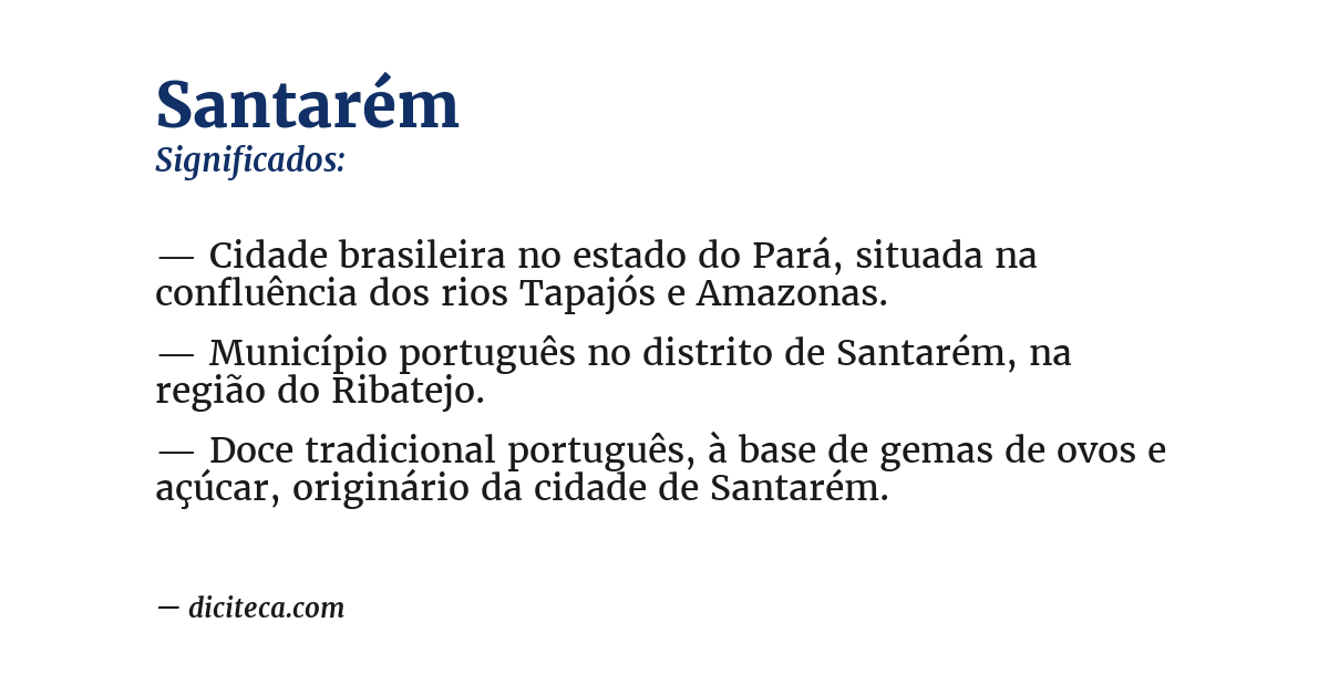 Significado de santarém
