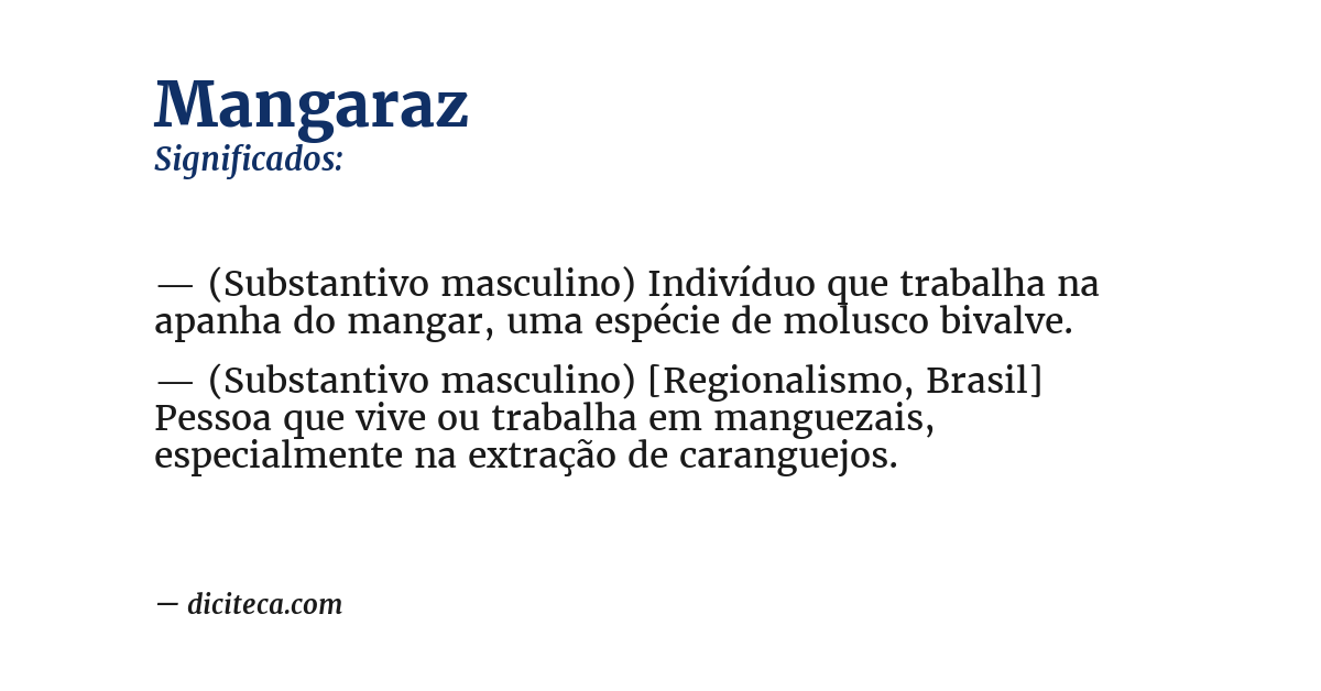 Significado de mangaraz