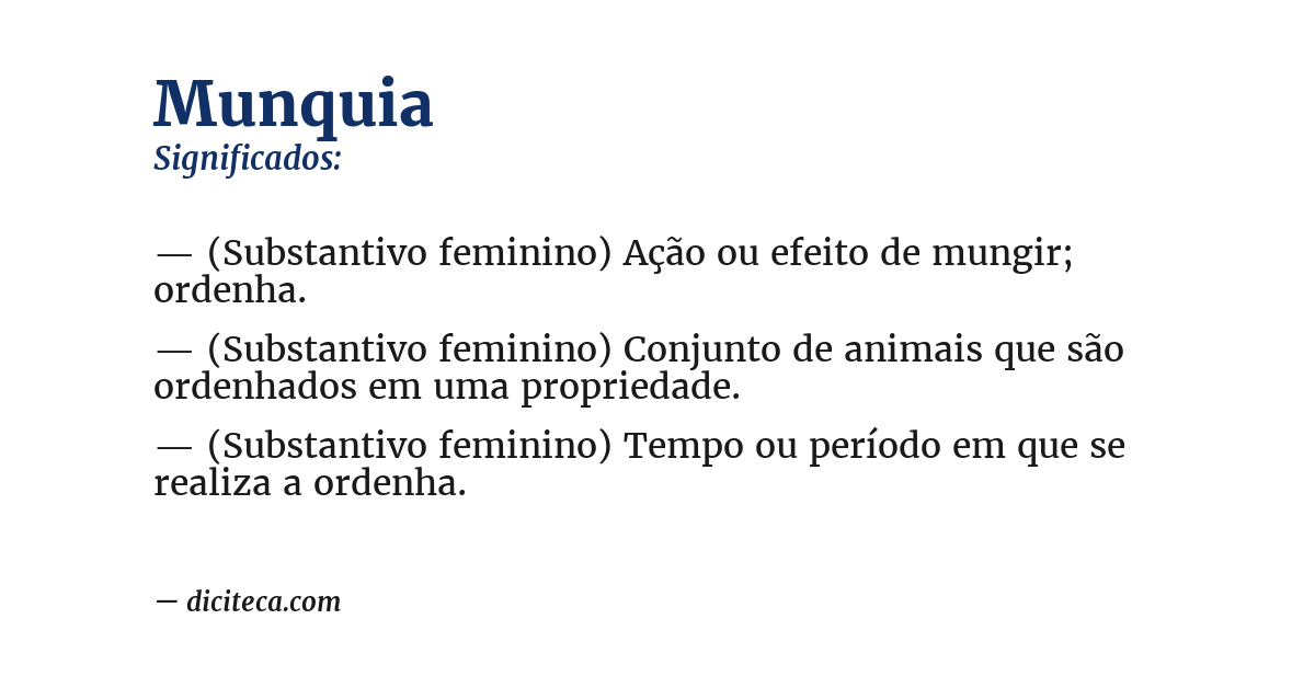 Significado de munquia