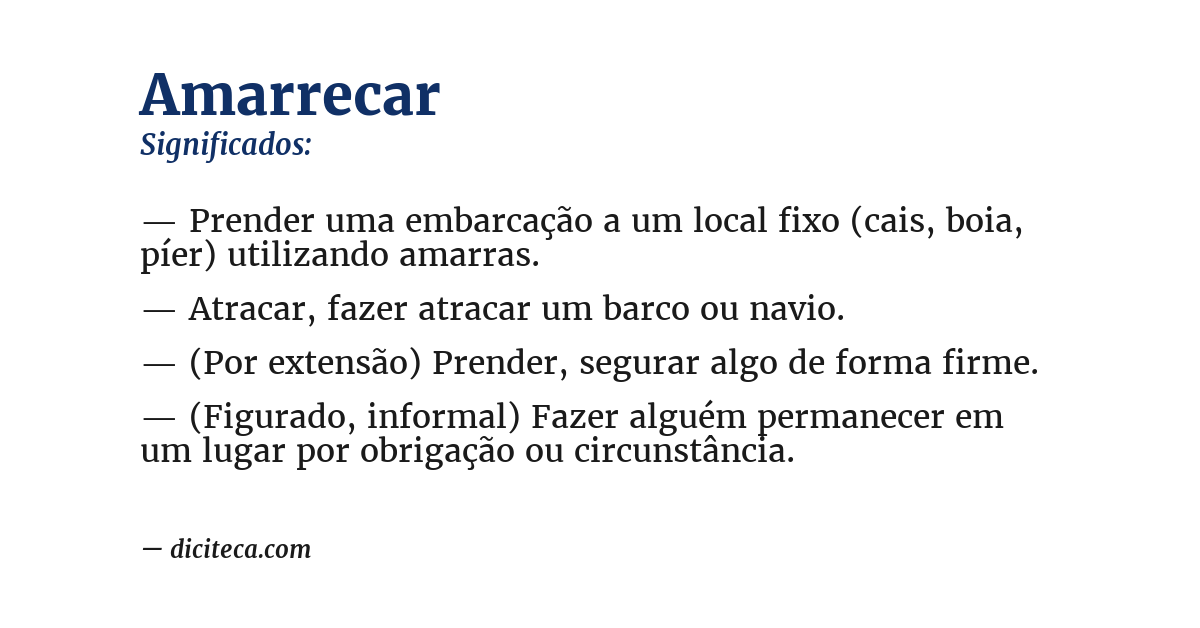 Significado de amarrecar