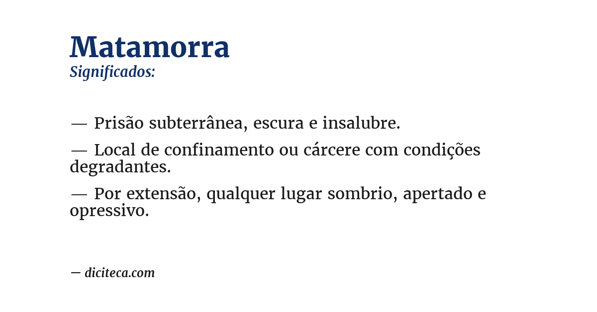 Significado de matamorra