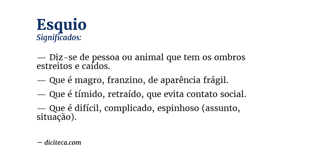 Significado de esquio