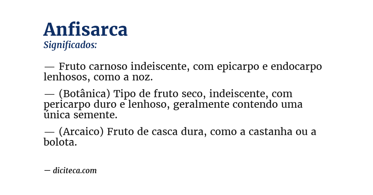 Significado de anfisarca
