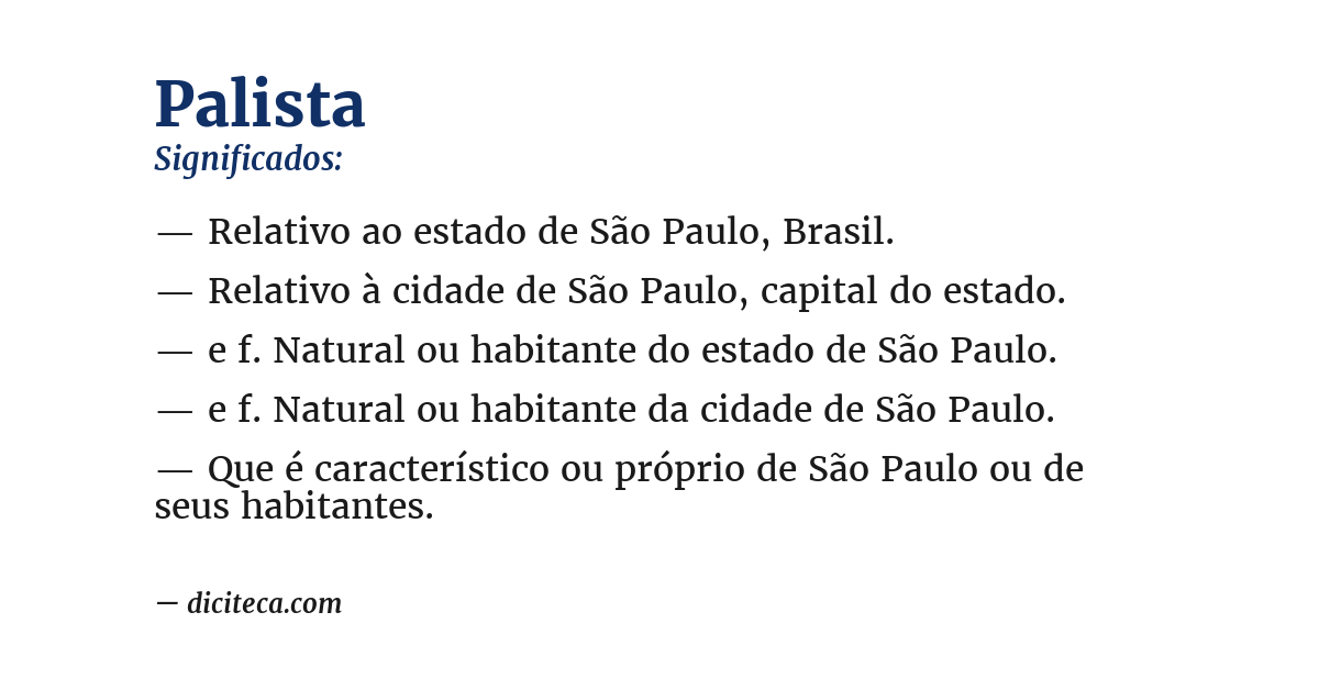Significado de palista