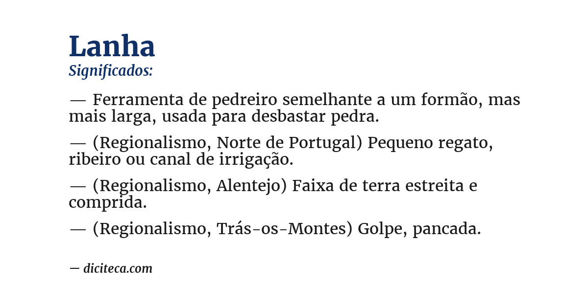 Significado de lanha