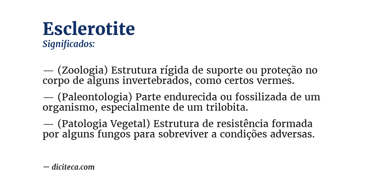 Significado de esclerotite