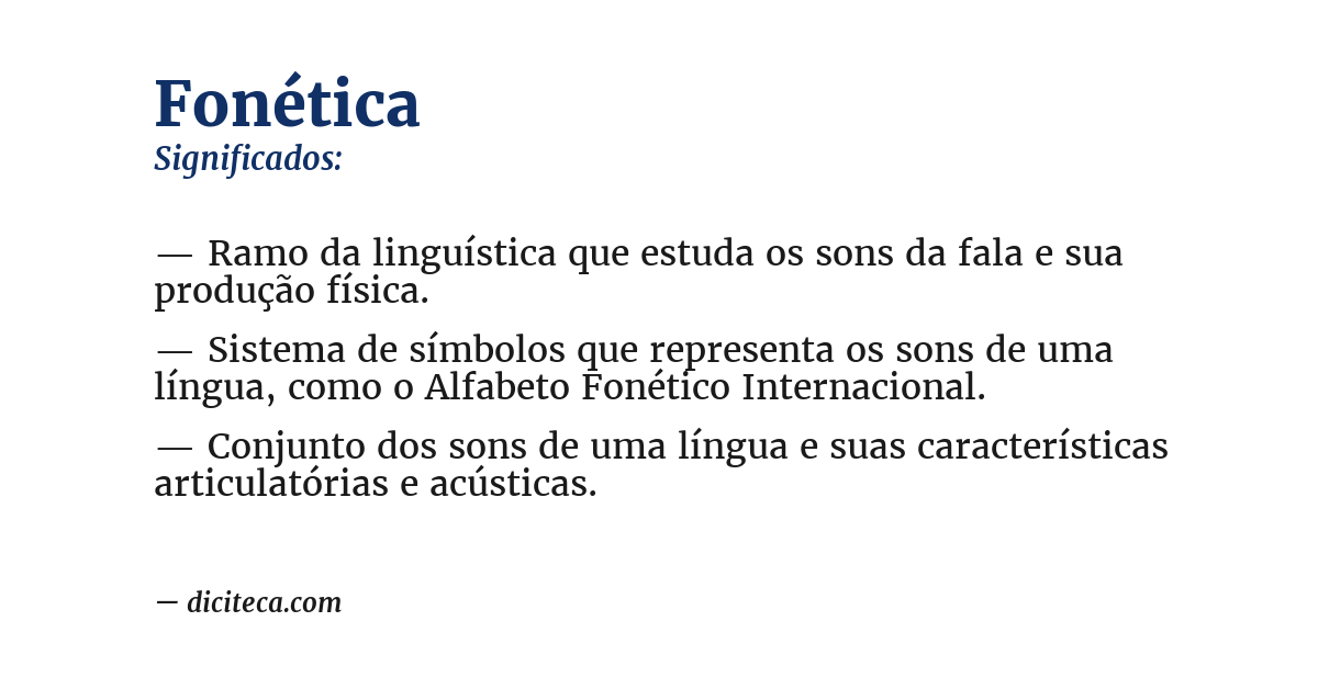 Significado de fonética