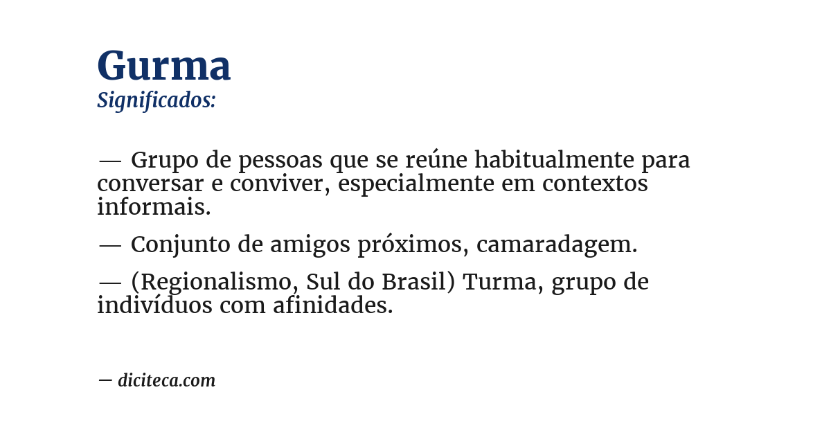 Significado de gurma