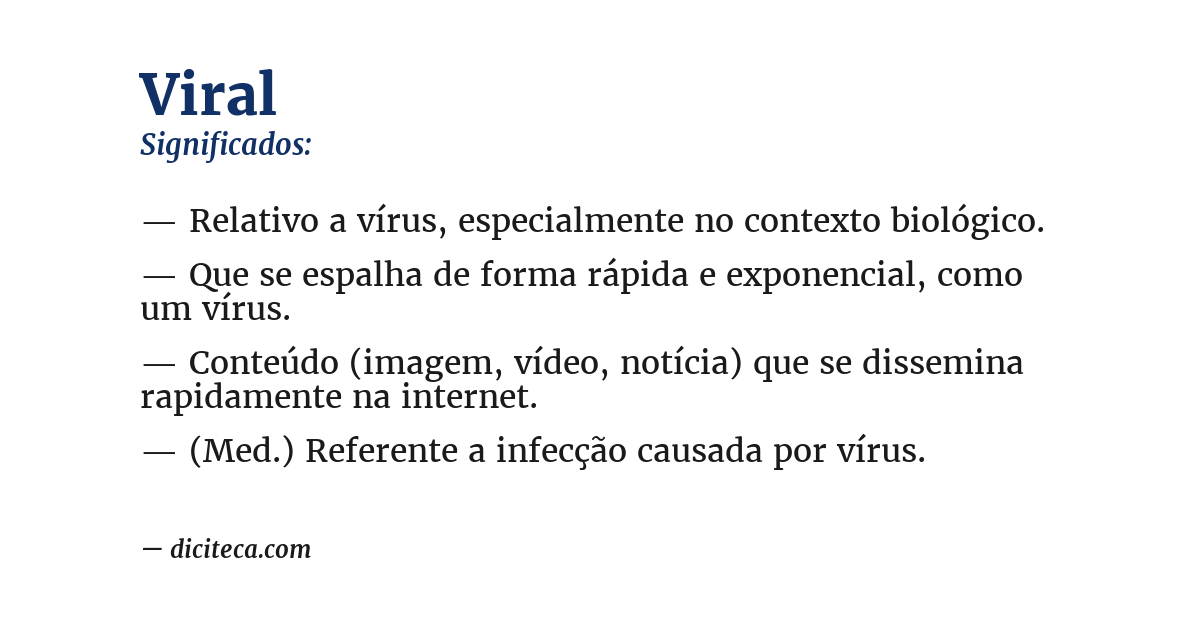 Significado de viral
