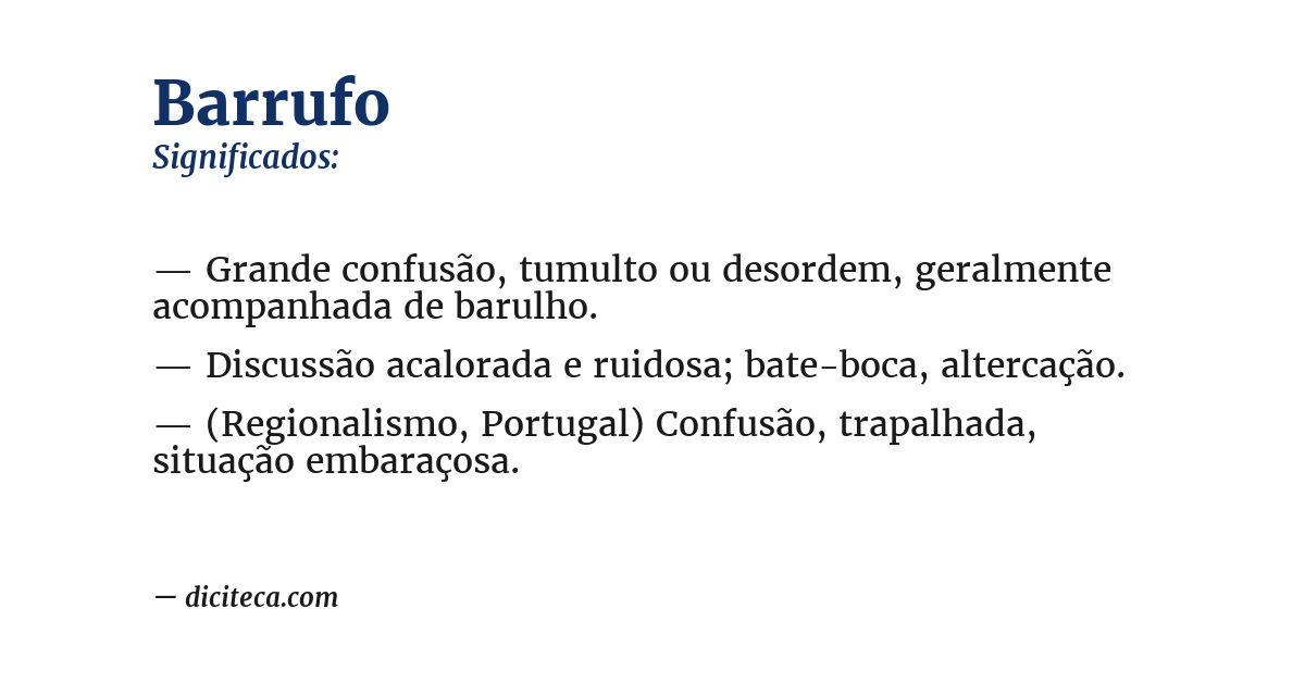 Significado de barrufo